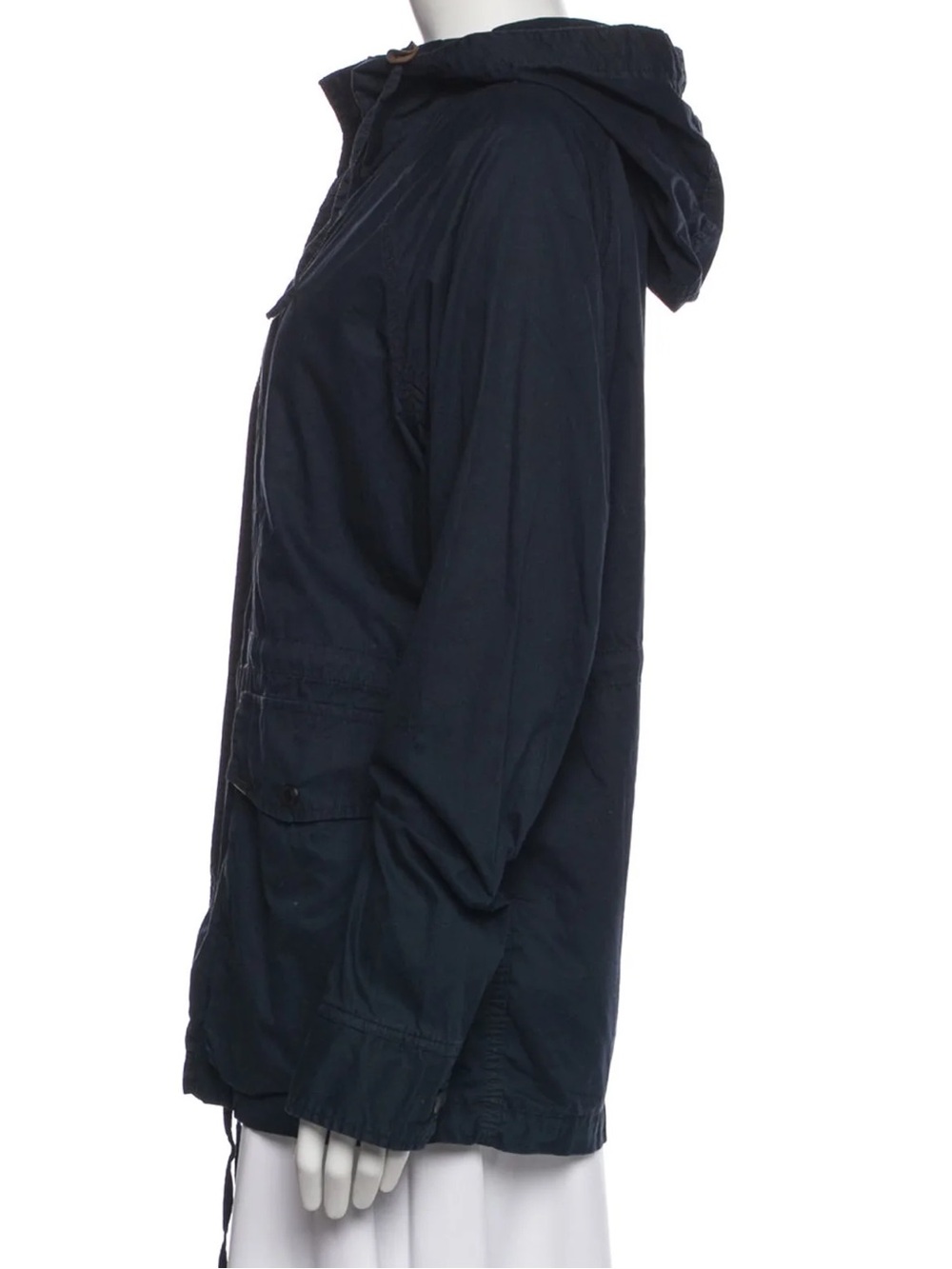 WOOLRICH $450 • size large • 43” bust • Field Jacket Navy hooded - Picture 3 of 5